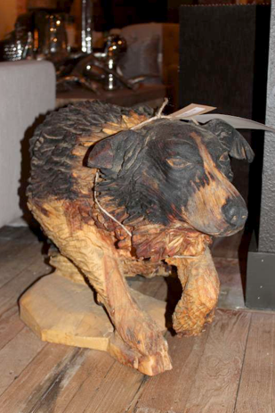 Tree Stump Wood Carving